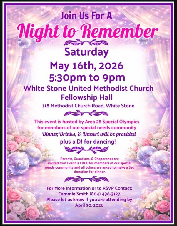A night to Remember flyer (Medium)